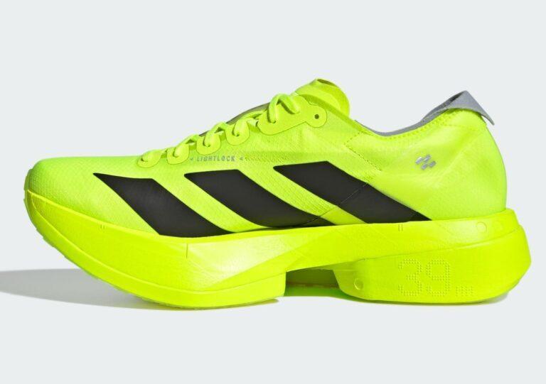 JR6364 adidas Adizero Adios Pro 4 Lucid Lemon Core Black Halo Silver (Мужской)
