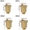 Standard Male Thread Automatic Exhaust Release Valve Brass Air Valve  Solar Water Heaters