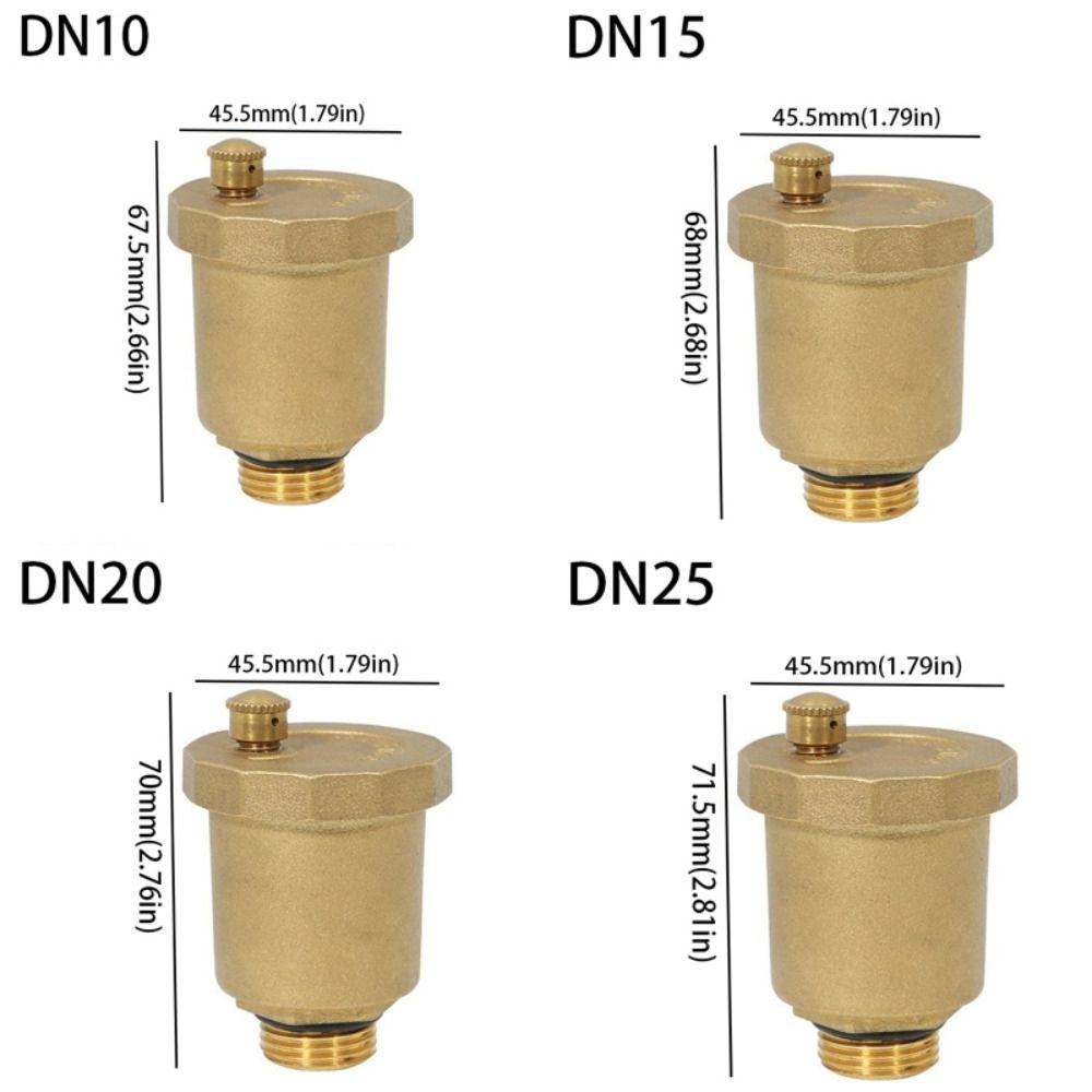 Standard Male Thread Automatic Exhaust Release Valve Brass Air Valve Solar Water Heaters