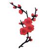 Plum Blossom Velcro Embroidery Patch: Handmade DIY Clothing Accessory