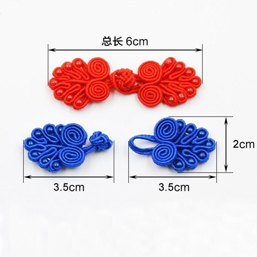 Han Buttons Button 5Pcs Fasteners Sewing Ribbon DIY Handmade Chinese Knot Frog for Tang Suit Pankou