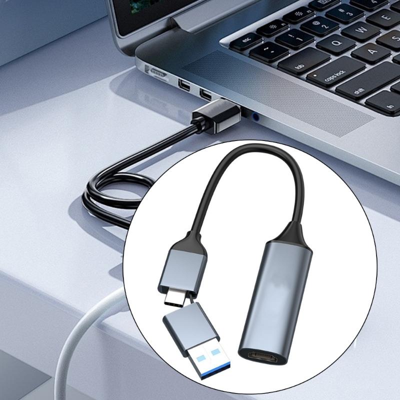 4K USB C карта захвата видео 4K Долговечность USB Запись для игр Прямых трансляций и многого другого
