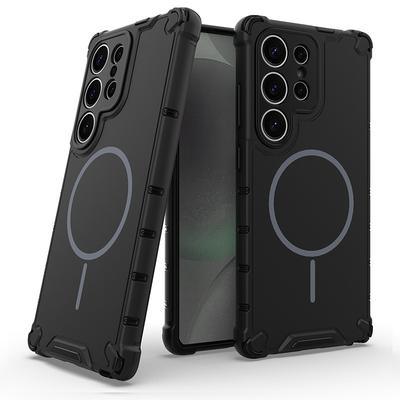 Подходит для Samsung S25 Чехол для телефона Решетчатый Чехол с сенсорным управлением Магнитный Чехол для телефона Galaxy A55 Противоударный Чехол для телефона