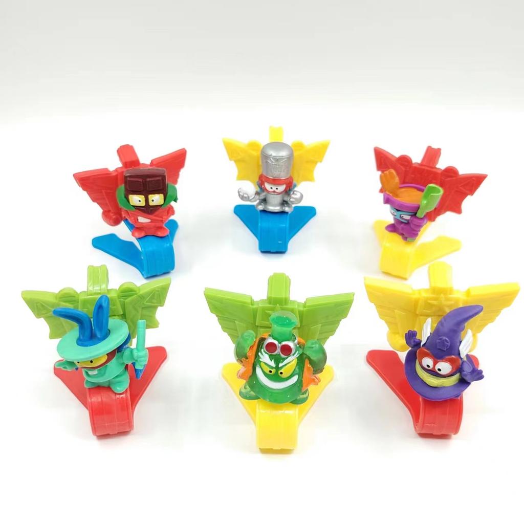 1 шт. Superzings Оригинальный стул Случайная отправка Без Super Zings Superthings Аниме Мусор Фигурки Действия Модель Игрушка Подарки на Рождество для Мальчиков