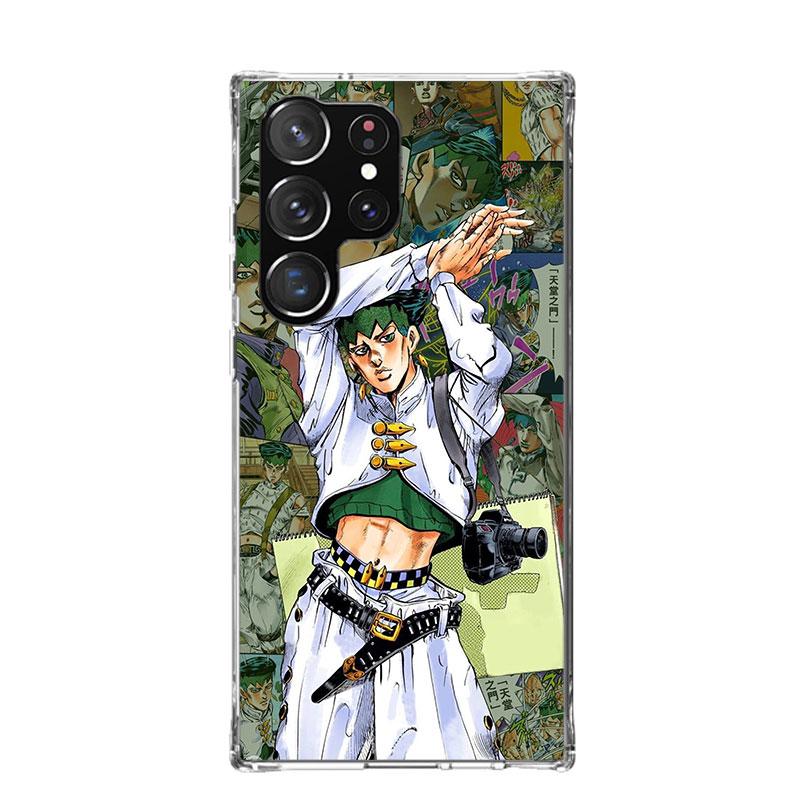 Чехол для телефона JoJo's Bizarre Adventure Рохан Кисибэ для Samsung Galaxy S26 Ultra S23 S24 S25 Edge S20 FE S21 S22 Plus Мягкий чехол с принтом