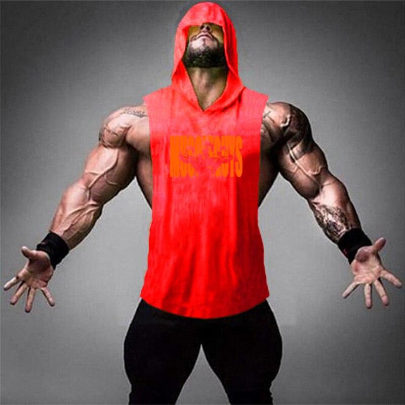 Muscleguys Muscleguys брендовые толстовки-стрингеры для фитнеса, рубашка, одежда для бодибилдинга, майка для спортзала, мужские хлопковые рубашки без рукавов