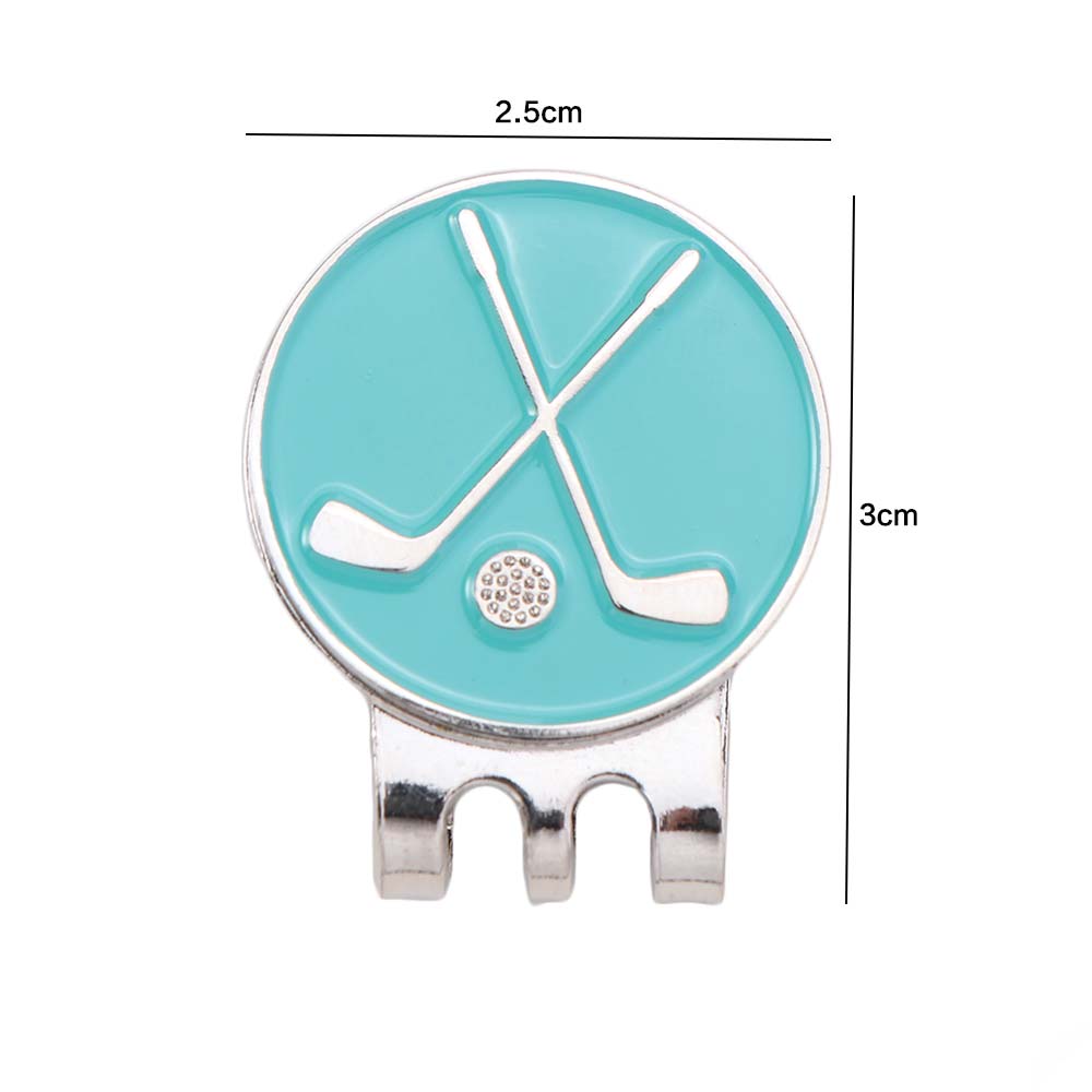 Position Marker Golf Hat Clip Removable Golf Cap Clips Portable Golf Ball Marker Men Women