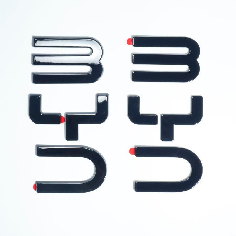 Для BYD SEALION 7 Черный Воин наклейка на логотип автомобиля Черный Воин Задний значок Стиль модификации Покрытие Значок автомобиля