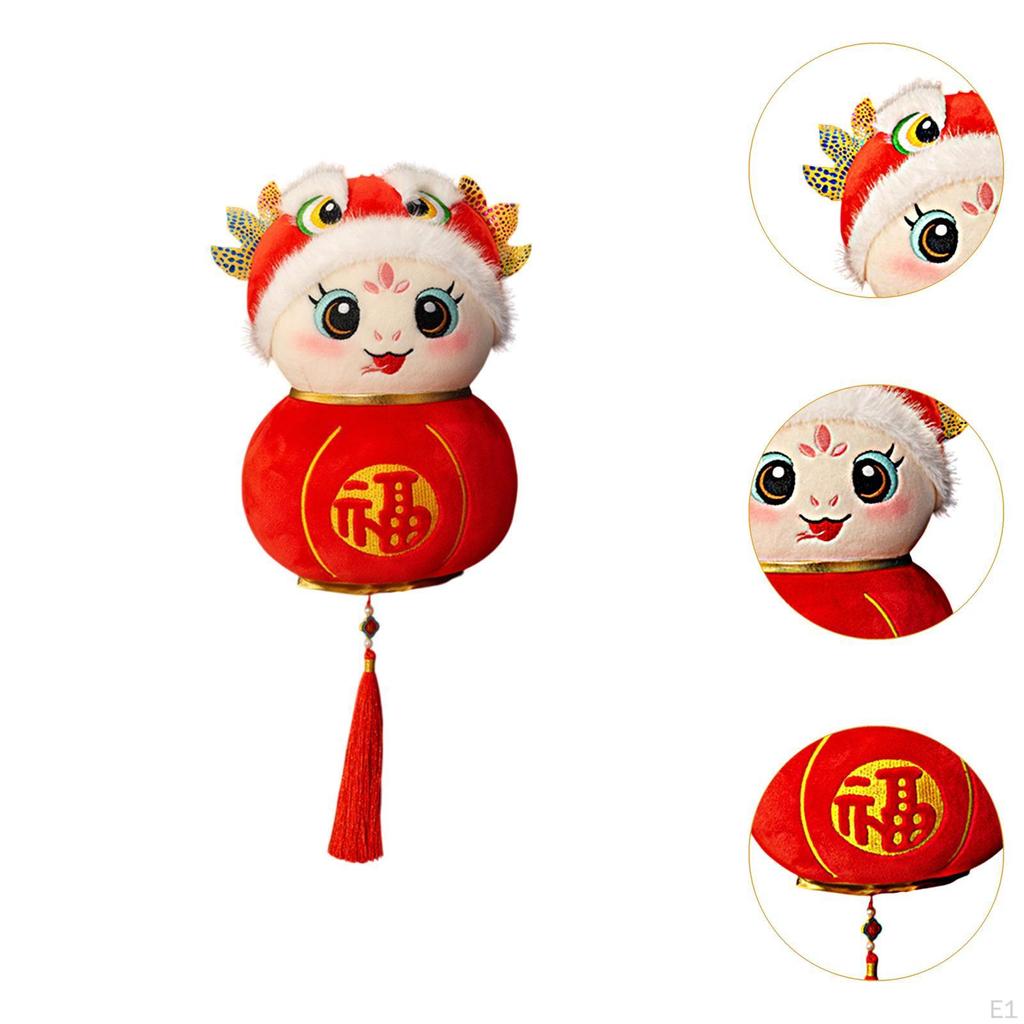 Китайский Год Змеи Подвесное Украшение Плюшевый Орнамент для