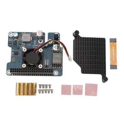 Адаптер NVME PCIe - M.2 с функцией PoE для RPI 5 поддерживает протокол NVMe M.2 SSD 22302242