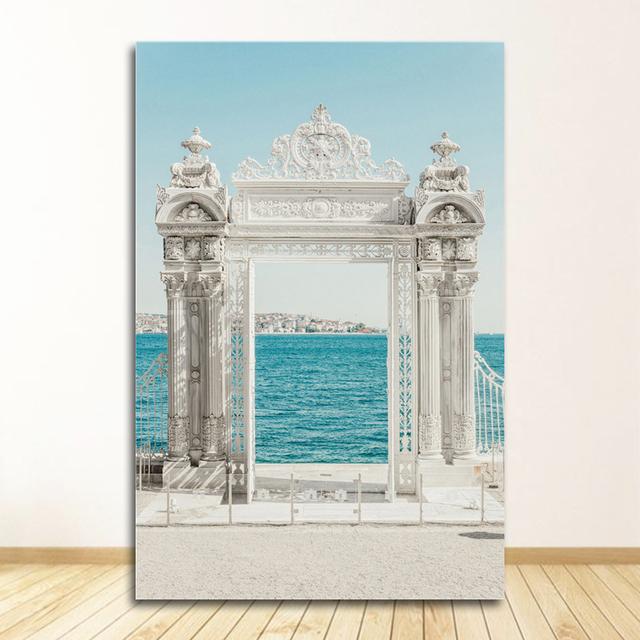 Canvas Painting Decorative Picture Home Decor Nordic Decoration Poster and Prints Life Quote Flower Sea Landscape Wall Art