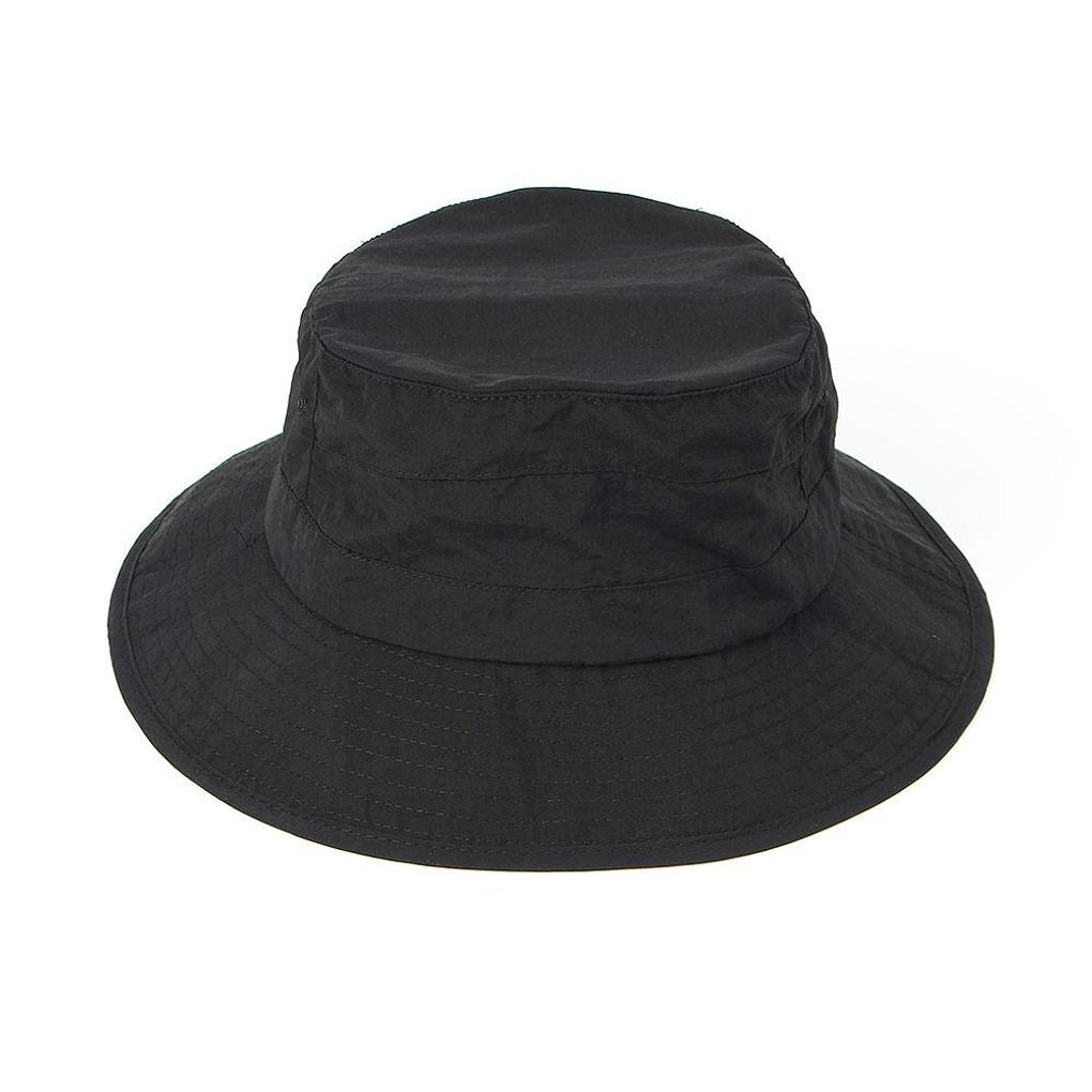Foldable Hiking Hat (Black) UV Protection Bucket Hat
