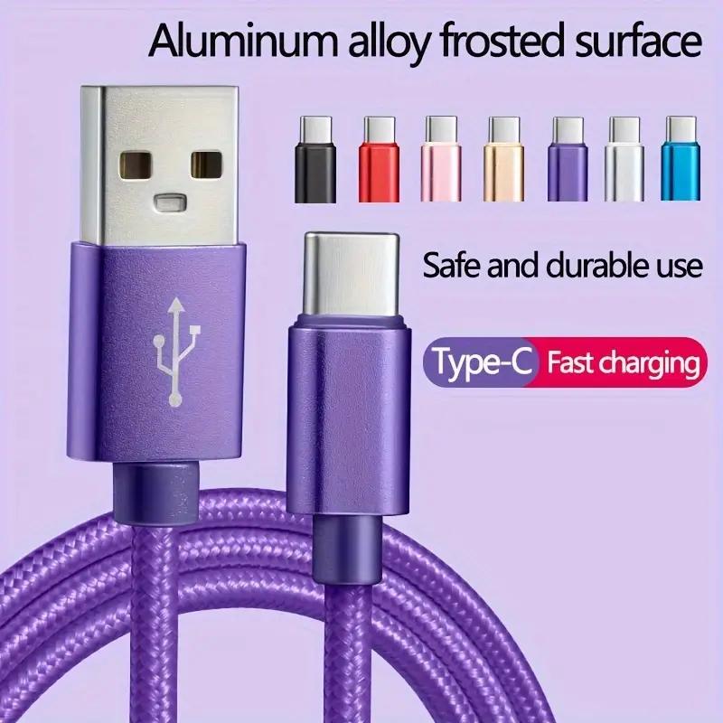 Цифровые кабели 3,3 фута/6,6 фута/9,9 фута высокоскоростной USB Type-C кабель для быстрой зарядки для телефонов Android - совместим с Samsung Redmi OnePlus и Xiaomi