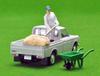 TOMYTEC Tomica Limited Vintage Масштаб Грузовик Datsun 1300 Deluxe Белый с Завершенной Фигуркой 1/64 LV-195c,