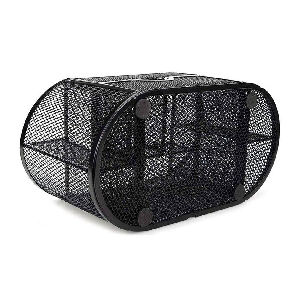 Высокое Качество С Ящиком Коробка для Хранения Настольный Органайзер Контейнер для Канцелярских Принадлежностей Металлическая Сетка Подставка для Ручек