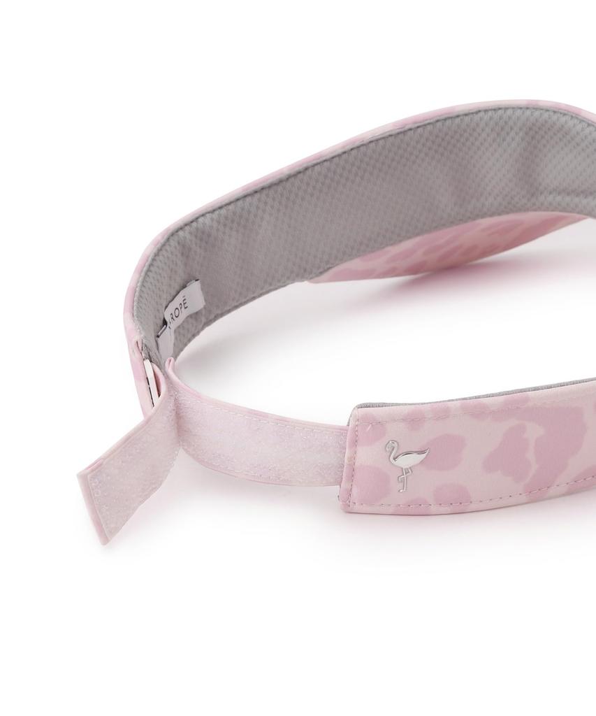 Jun & Rope Animal Pattern Rhinestone Visor for Women ERU15000 Gray (07)