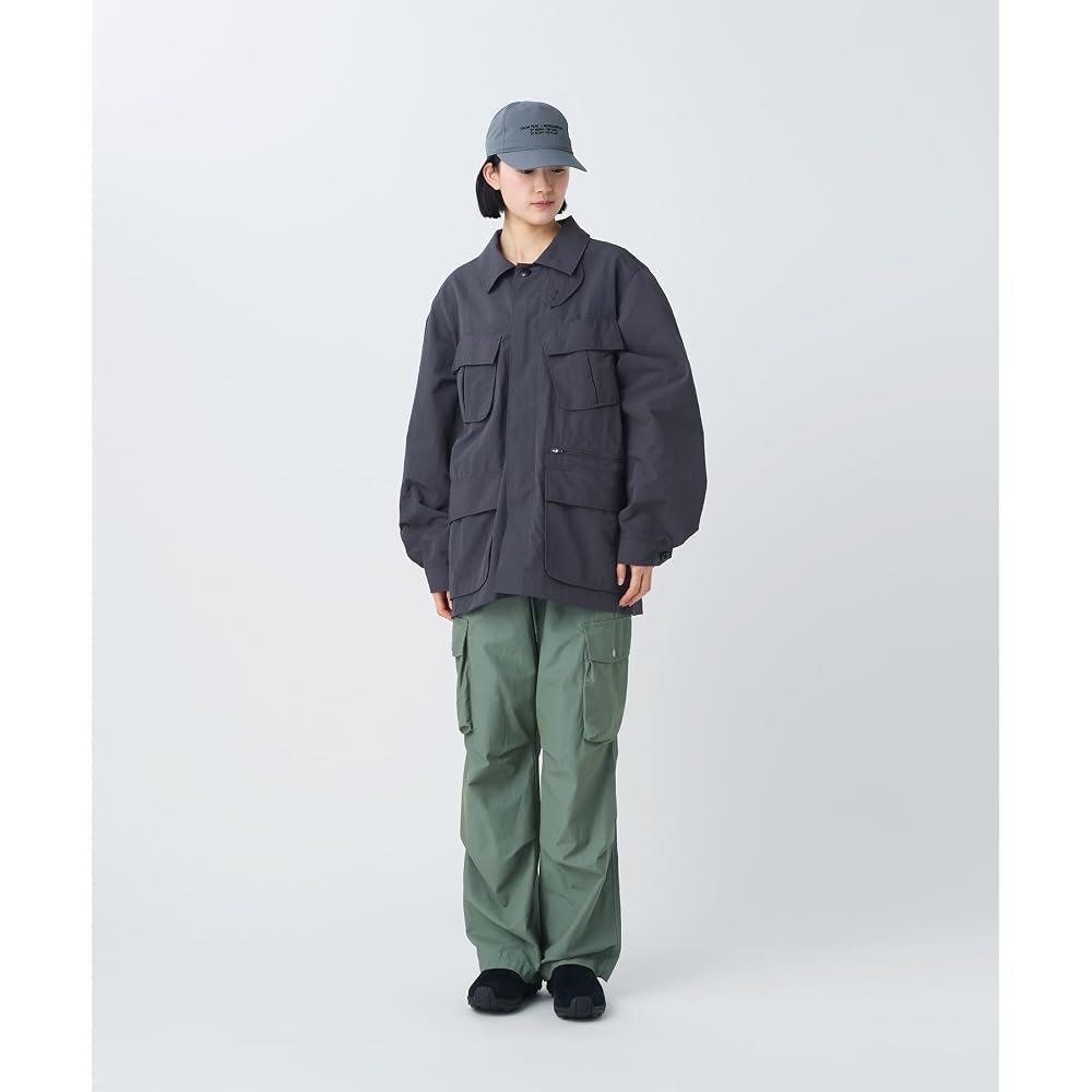 Snow Peak Nylon Washer Jacket JK-26SU006 Charcoal Unisex Lightweight Outerwear Size L
