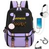 KATSEYE Fashion Laptop Backpack with USB Charging Port Student School Daypack 60123-12