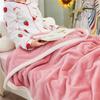 Thickened Milk Velvet Blanket Keep Warm Shawl Blankets for Beds Portable Sofa Office Nap Throw Blanket Bedroom Decor Bed Cover