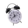 62KD Analog Alarm Clock Double Alarms Quiet Operating Large with Night Light