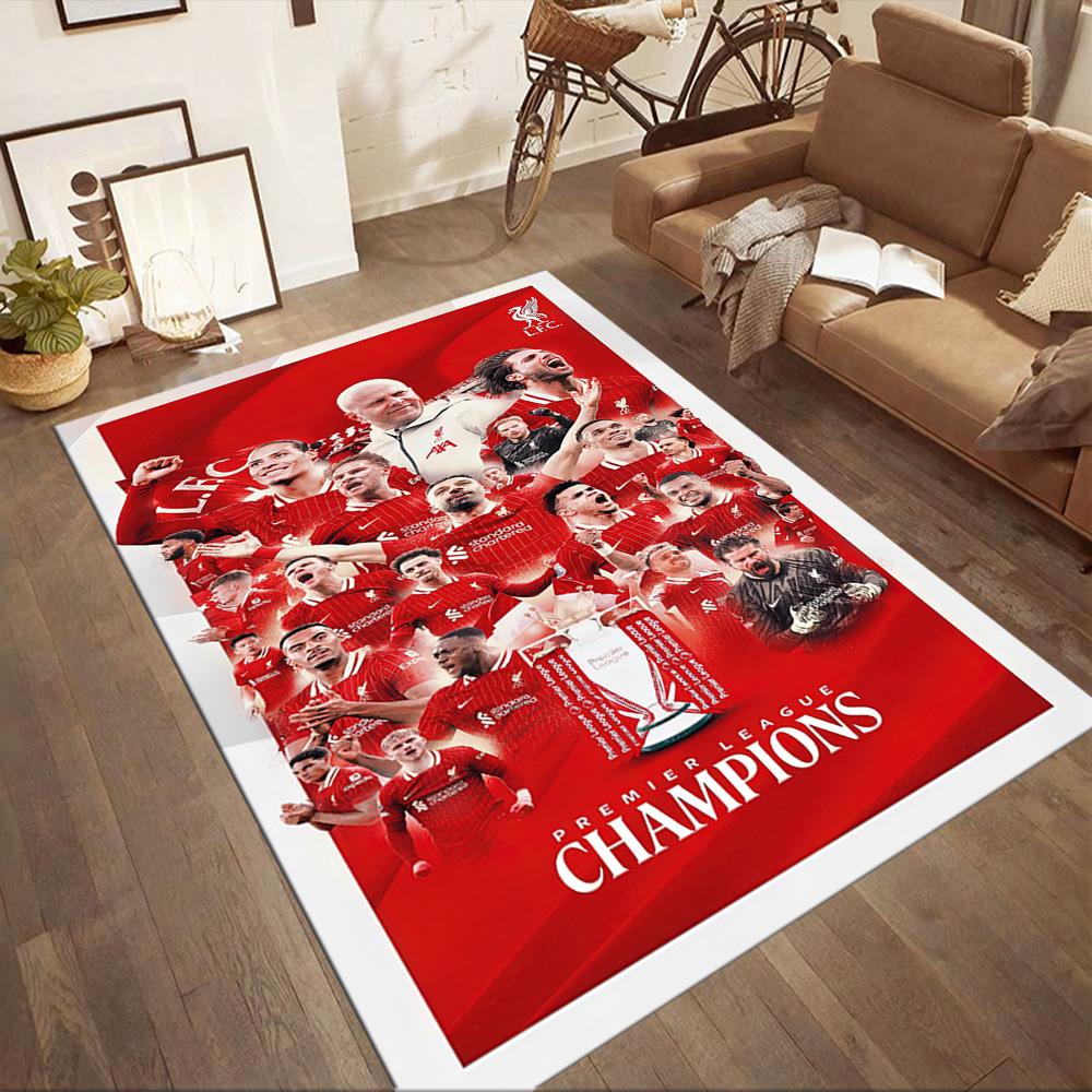 Liverpool Football Club Floor Mat Design For Kitchen Living Rooms Game Room Dining Room Antislip Carpet Anime Office Decor Best For Christmas