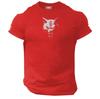 Vikings Wolf T Shirt Gym Clothing Bodybuilding Training Workout Boxing Mma Top