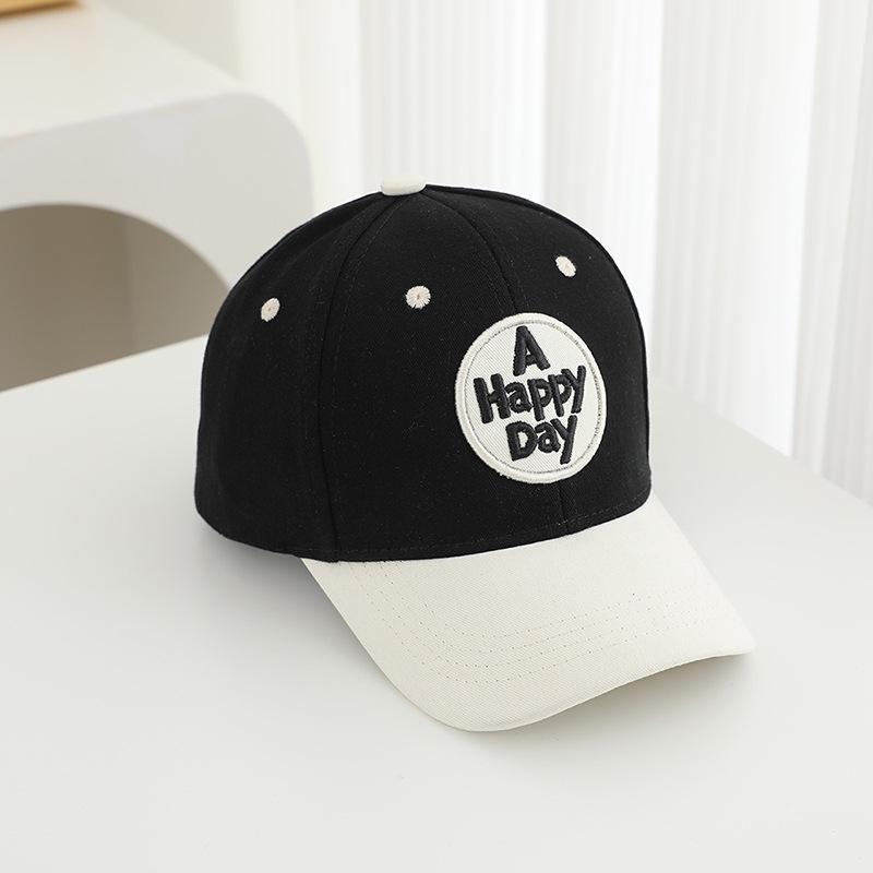 Модная детская бейсболка Color Block 2026 - Стильная шляпа для защиты от солнца для мальчиков и девочек