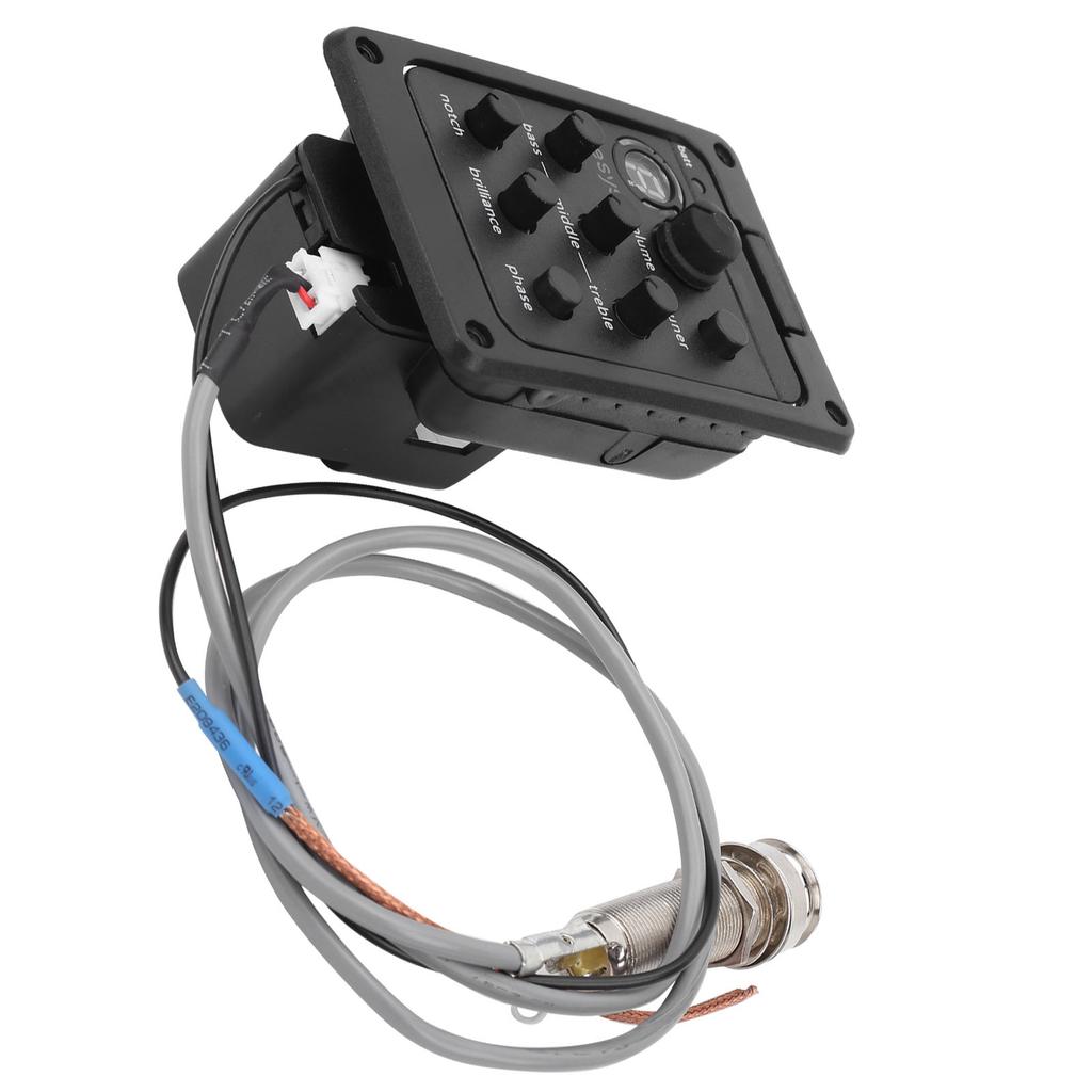 Guitar Tuner Equalizer Acoustic Piezo Pick Pickup Musical Instrument Accessories