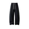 2025 Мужские черные повседневные брюки Мужская мода свободные широкие брюки мужские спортивные брюки мужская уличная одежда свободные прямые брюки для бега мужские брюки