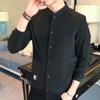 Весенние и осенние куртки Мужские куртки Новые повседневные однотонные корейские стили Модные универсальные бейсбольные формы Мужская мода Подростки