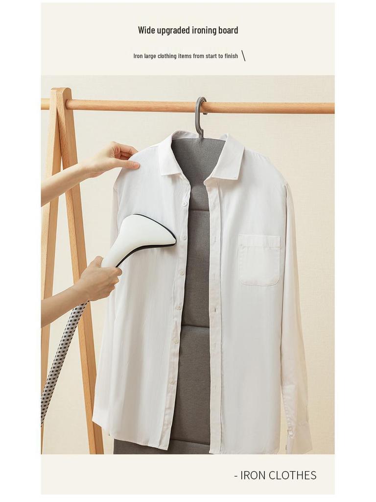 Folding Ironing Board with Steam Iron Rack and Pad