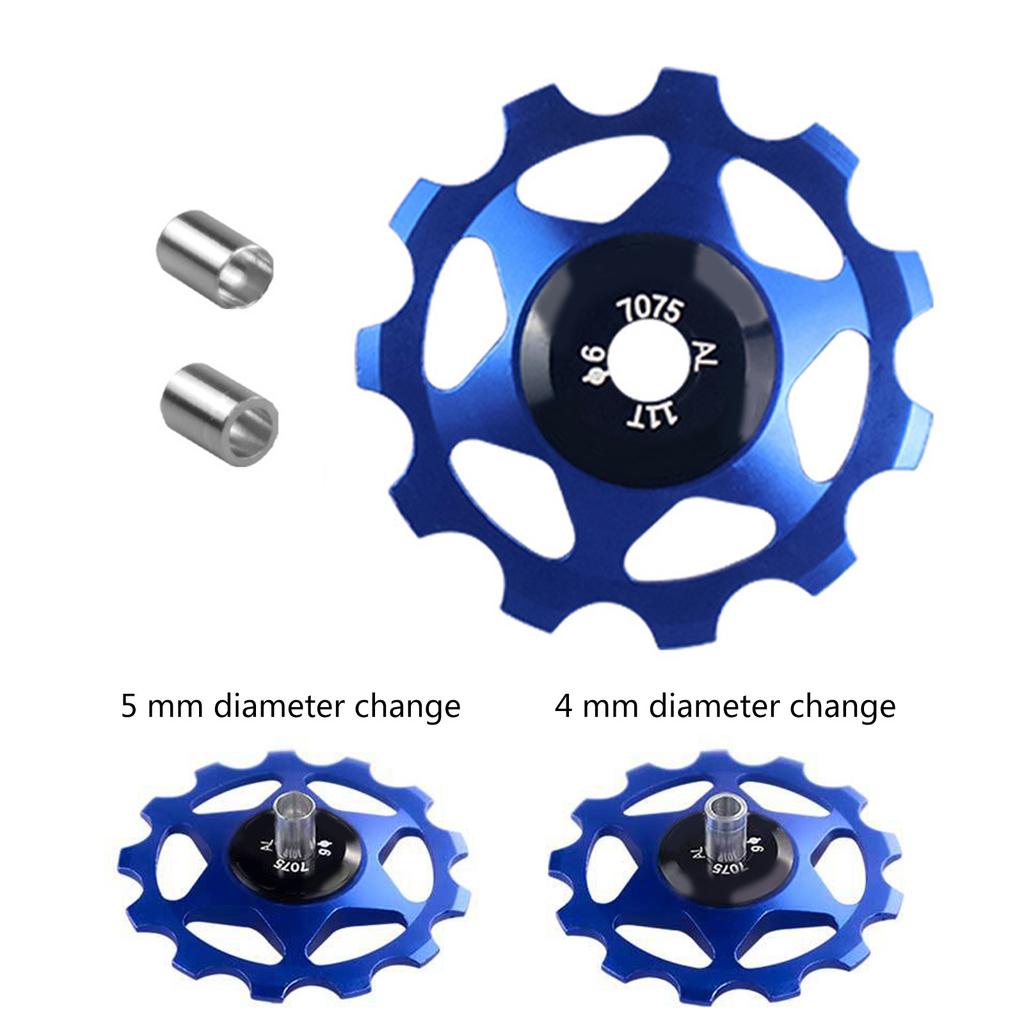 11T Велосипеды Задний переключатель Ролик со стальным подшипником Шкив Шоссейный велосипед Направляющий ролик Велосипеды Заднее направляющее колесо