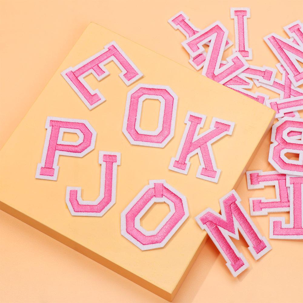Fabric Embroidery Iron-on Mixed Clothing Stickers Alphabet Patch Letters Patches Garment Applique