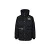 FW23 Full Map Pattern Embroidered Oversized Hooded Long Sleeve Loose Down Jacket Men Outerwear Black 2EAGNM3NJ5094XXPL