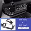 For Land Rover Defender 90 110 130 2020-24 Center Console Gears Air Conditioning Mode Frame Cover Trim Stickers Car Accessories YU1