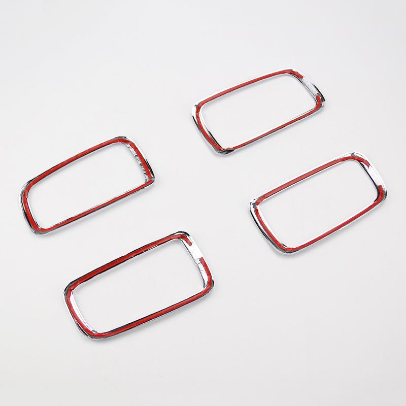 Хромированная внутренняя дверная ручка, крышка чаши, защелка, накладка, гарнир для Mitsubishi Outlander 2014-2018