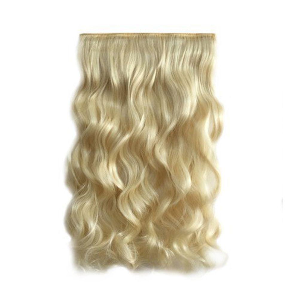 Синтетические волосы на всю голову, одна часть, клипса, вьющиеся волосы, накладные волосы для женщин, леди