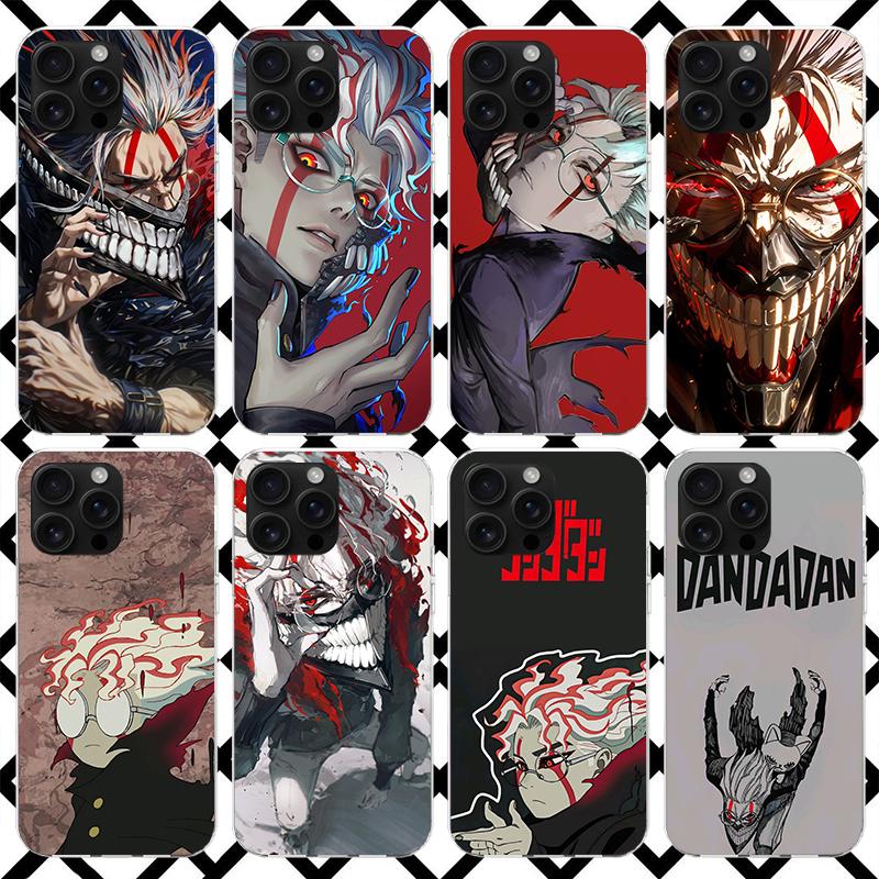 Чехол для телефона Anime D-Dandadans Okarun для iPhone 17 Air 16 16E 15 14 Plus 13 Mini 12 11 Pro Max 7 8 + SE 2020 Мягкий чехол Fundas 17
