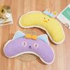 Pet Bow Half Moon Pillow Cat Sleep U-shaped Pillow Cute Plush Toy Dog Mattress Dog Beds for Small Dogs