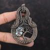 Tree Of Life Pinolith Jasper Pendant Copper Wire Wrapped Gemstone Pendant Handmade Brand New Jewelry Unique Copper Wire Jewelry Gift For Mom