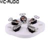 1PC 5Pin Tube Socket Ceramic U5A Gold Plated For FU7 FU-7 FD422 807 Vacuum Tube Socker Audio Amplifier HIFIGood product