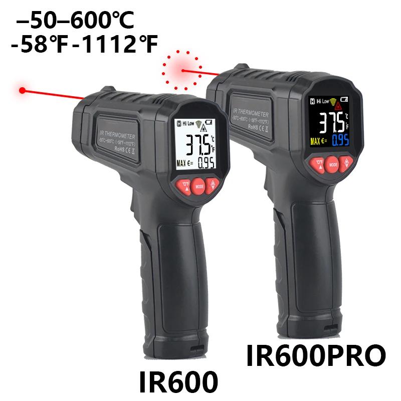 Infrared Thermometer -50-600 DegreeTemperature Gun Digital Thermometer Pyrometer Thermal Imager Can Send From Russian
