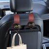 Car Headrest Hooks Cute Cat Headrest Purse Hook Vehicle Coat Organizer For Women Men Bag Hat Van Automotive Road Trip Backpack