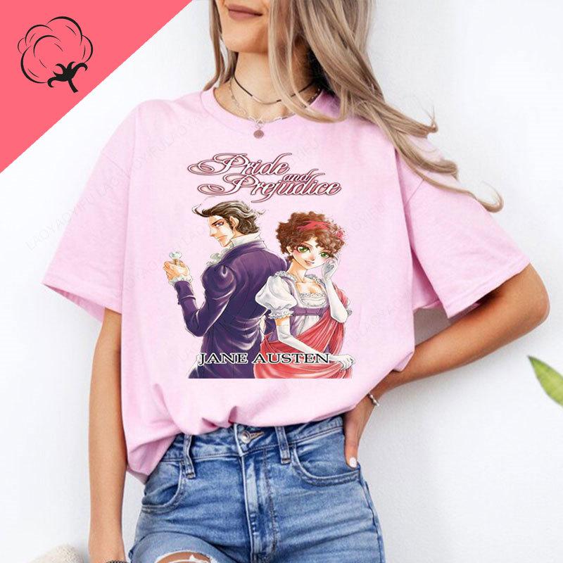 Pride and Prejudice Movie T Shirt Unisex Women Hot Sale Cotton Short Sleeve Graphic T Shirts Vintage Casual Fashion Gothic Clothes