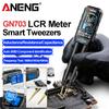 Новый ANENG GN703 Умный пинцет LCR Тестер SMD ESR Сопротивление Емкость Индуктивность Диод Прозвонка Высокоточный измерительный инструмент с цифровым дисплеем