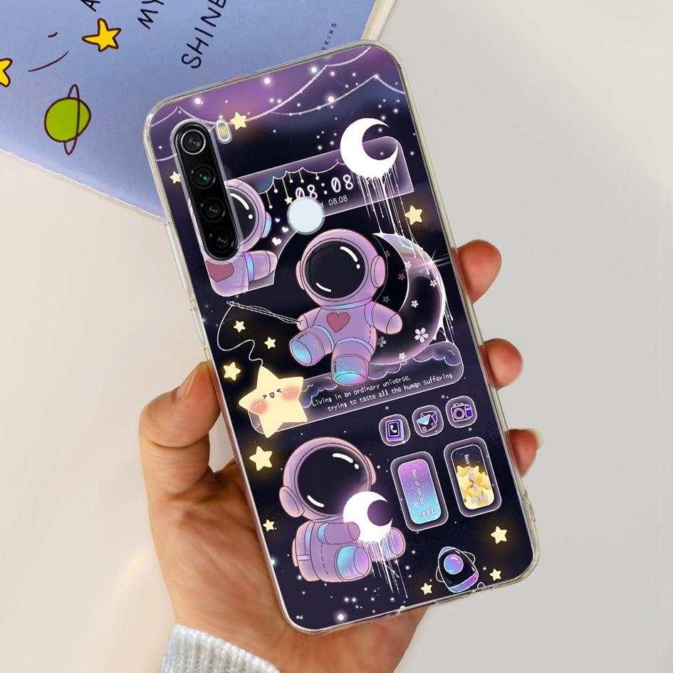 Для Xiaomi Redmi Note 8 Чехол Милый Мультяшный Мягкий Силиконовый Чехлы Для Телефона Для Xiaomi Redmi Note 8T 8 t Чехол На Redmi Note8 Задняя Крышка