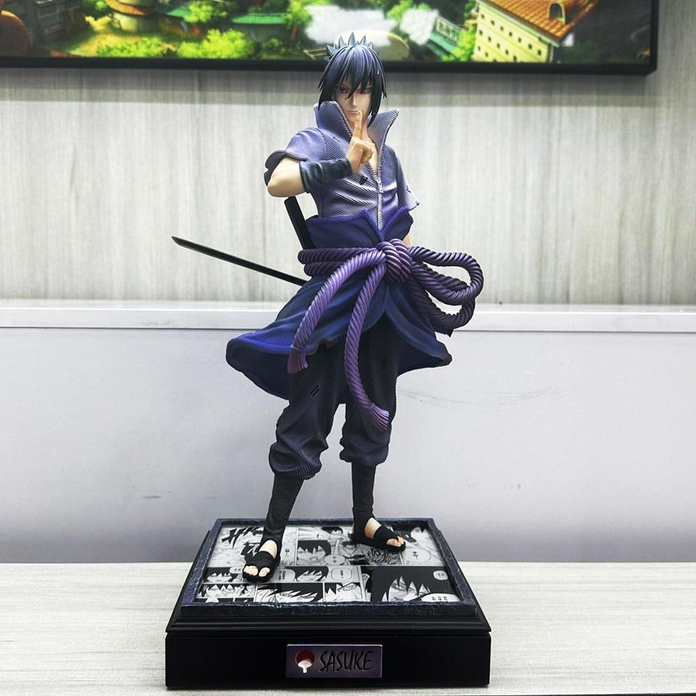 Наруто: Фигурка Учиха Саске «Возрождение» Модель GK Аниме Модная Игрушка Настольное Украшение Фигурка Подарок Мерч