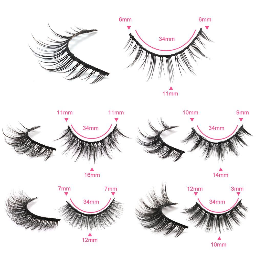 Spiky Fake Eyelashes Cat-Eye Makeup Dramatic Manga Lashes Mink Lashes Cosplay Lashes Anime Lashes