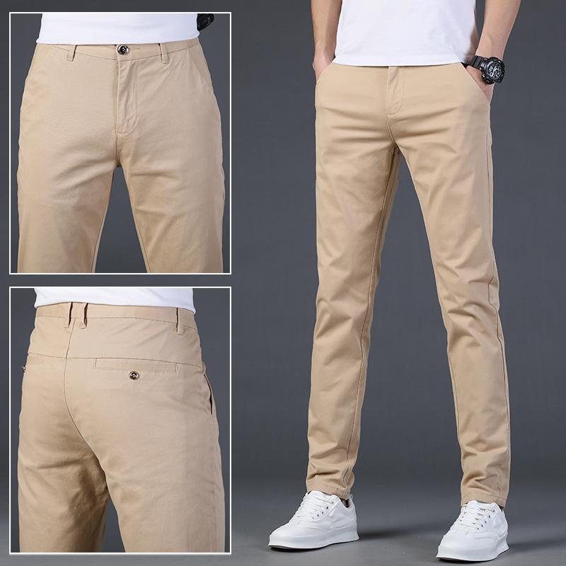 Spring Casual Pants Men's Slim-fit Feet Pants Fashion Korean Version of The Stretch All-match Men's Trousers