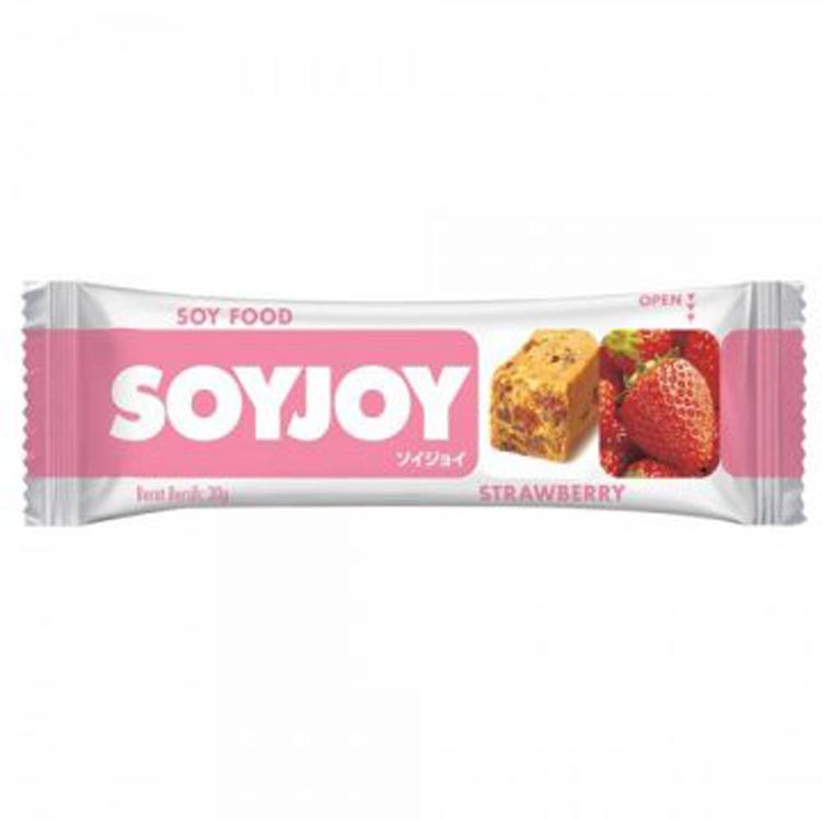 SOY JOY Энергетический безглютеновый батончик с клубникой, 30 гр